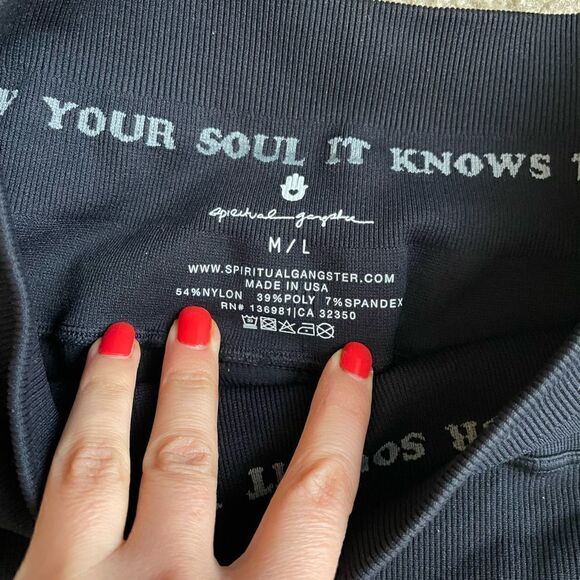 Spiritual Gangster Self Love Seamless Legging Size M/L NWT - Picture 8 of 8